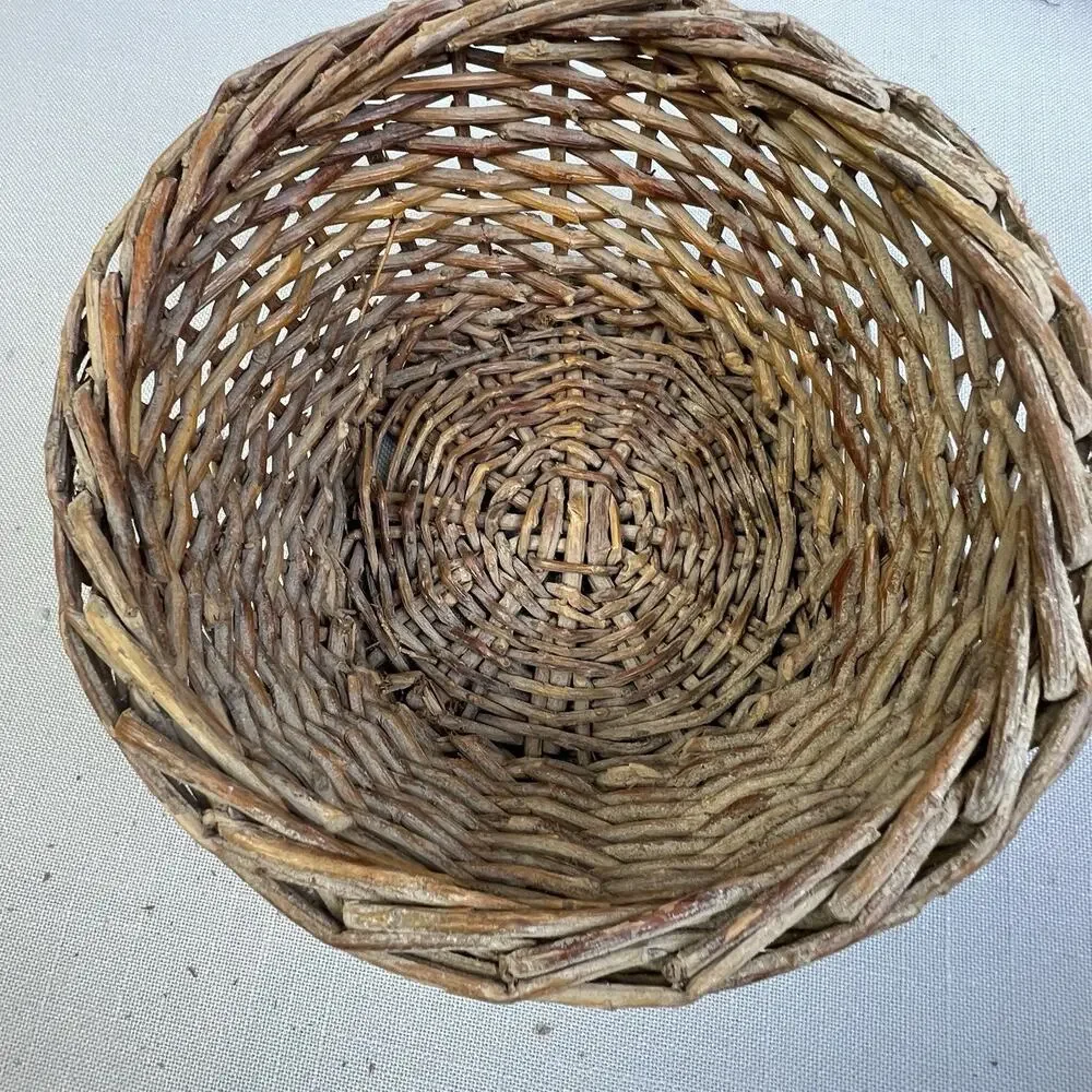 Woven Baskets Home Decor Set Of 3 Rustic Country Decorative Natural Coastal Boho